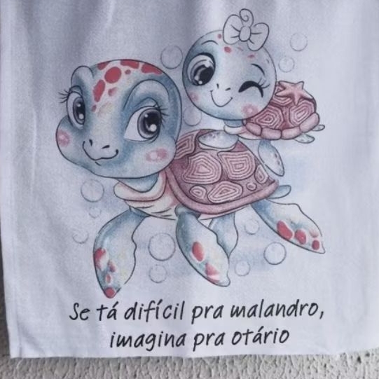 Se tá difícil pra malandro... Pano de prato. Pano de copa. Pano de cozinha