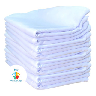 Pano De Prato Branco Grosso Pé de Galinha  O Legitimo Kit Com 10 Peças Oferta em Oferta na Shopee