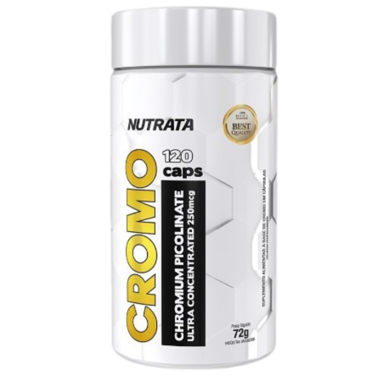 Picolinato de Cromo 250 MCG 120 CAP - Nutrata em Oferta na Shopee