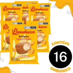 Bolinho Sabor Laranja C/16 Unidades 40g - Bauducco