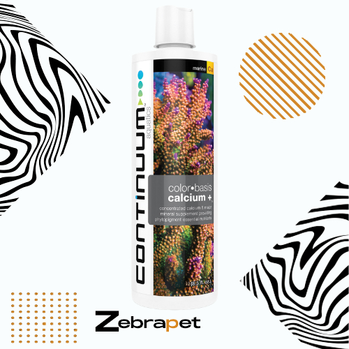 Continuum Color Basis Calcium+ 500ml - Suplemento de Cálcio p/ Aquários Marinhos