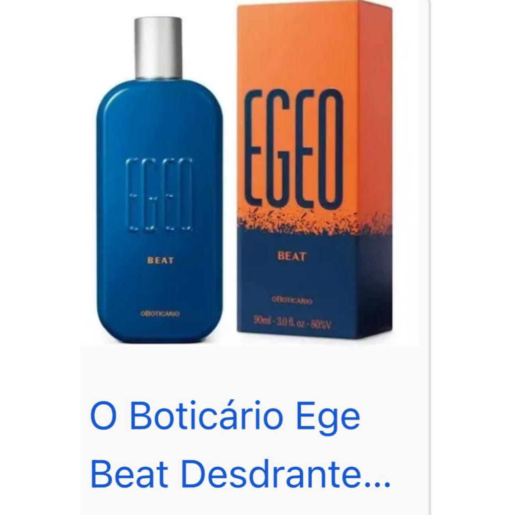 perfume masculino egeo beat o boticario de 90ml.