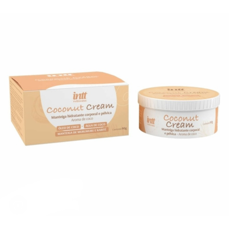 Hidratante Corporal Pélvica Coconut Cream Manteiga 90g Intt