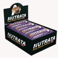 Barrinha Proteica NUTRATA Display 12 UND 45G - Nutrata Caramel e Dark Caramel