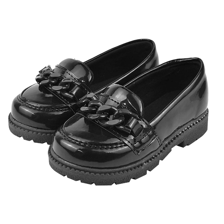 Mocassim Infantil Feminino Confortável Oxford Corrente Promoção