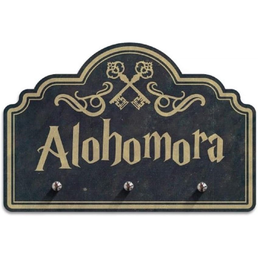 Porta Chaves Alohomora Harry Potter em Oferta na Shopee