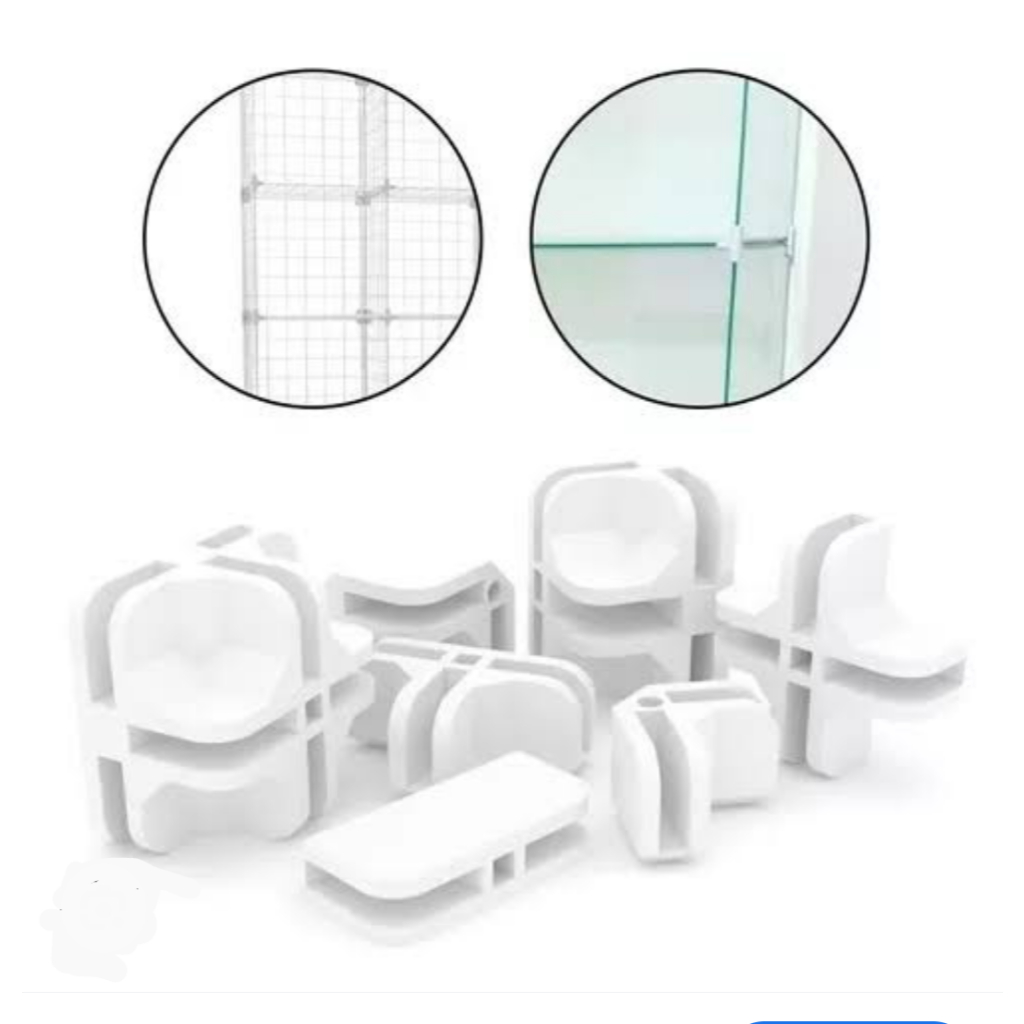 conectores ou conectivos para telas e vidro 4 mm  (KIT COM 08 PEÇAS)