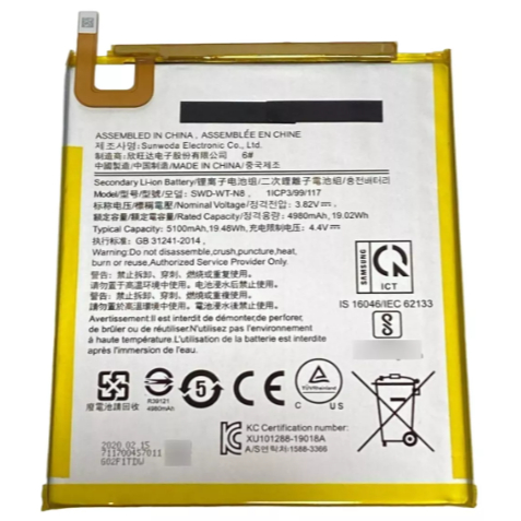 Bat Para  Tablet Tab A 8.0 Sm T290 T295 Swd-wt-n8