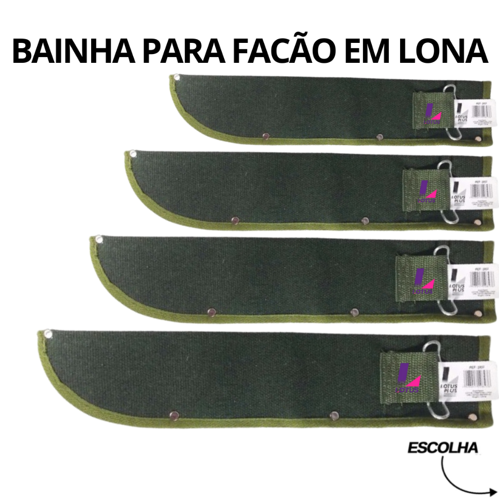 Bainha para Facão em Lona Proteção Acampamento Pesca Lotus em Oferta na Shopee