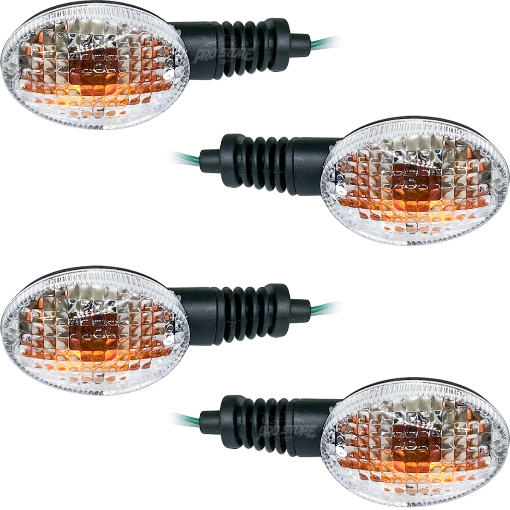 Kit com 4 Piscas Yamaha XT 660 2005 a 2018 - MT03 660 2008 - NINJA 250 2008 a 2012 com lâmpadas. em Oferta na Shopee