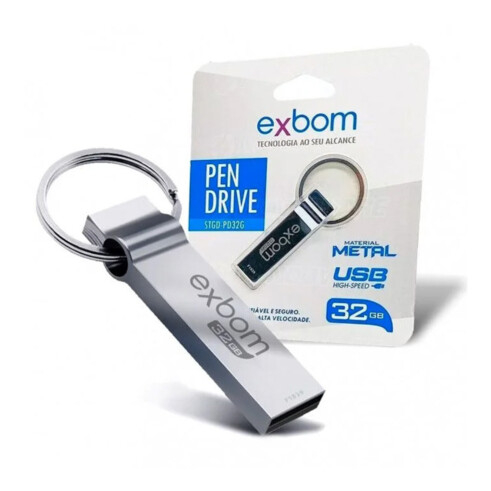 Pen Drive 32Gb Usb High-Speed Chaveiro Em Metal Resistente Compacto Para Notebook PC Computador em Oferta na Shopee