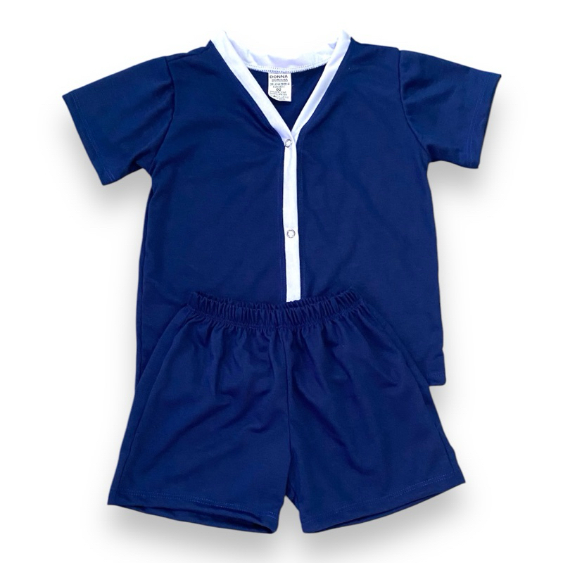 pijama americano infantil menino curto verão botões