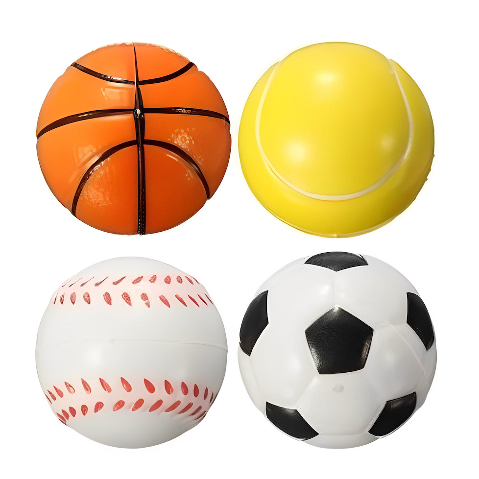 Kit 12 Bola Macia Fisioterapia Anti Stress Massagem Bola/Smile/Mapa Mundial Globo/Futebol