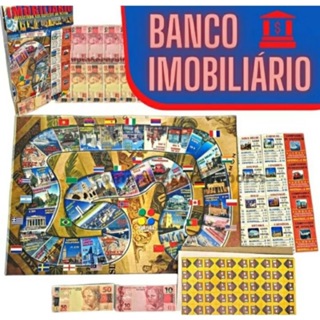 Jogo de Tabuleiro Banco Imobiliário Mesa Brinquedo Divertido Para Toda Familia E Amigos.Oferta em Oferta na Shopee