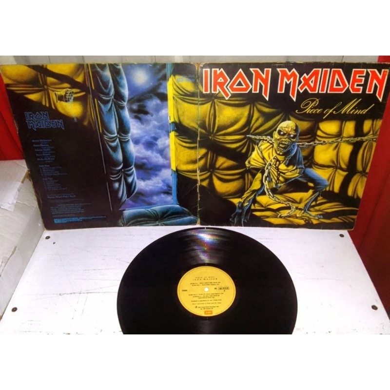 LP Iron Maiden - Piece Of Mind ( Metallica, Motorhead, Kiss, Black Sabbath )