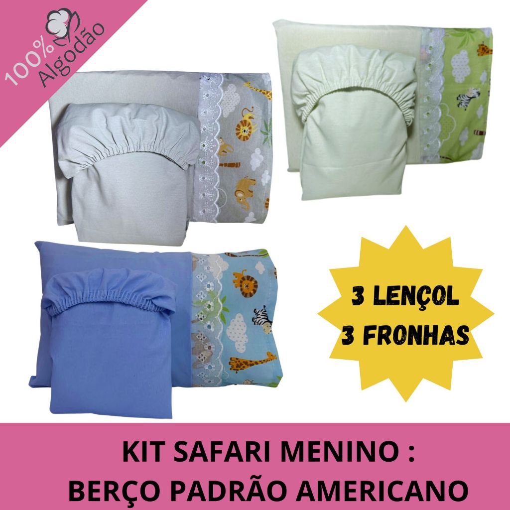 Kit para Berço Safari: Onde Comprar | BuscaProdutos