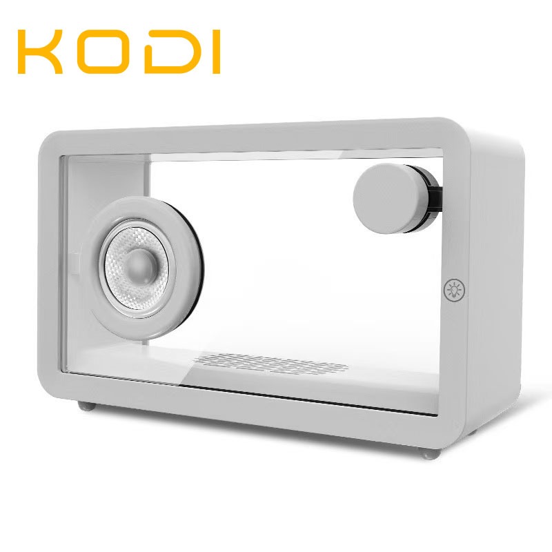 Caixa de Som Bluetooth transparente Caixinha Som Portatil Potente com LED 5 modos 7 RGB -DK-M8