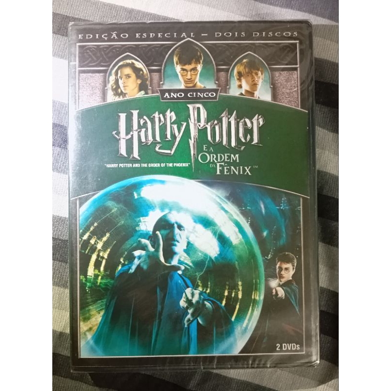 dvd duplo Harry Potter e a ordem da fênix.