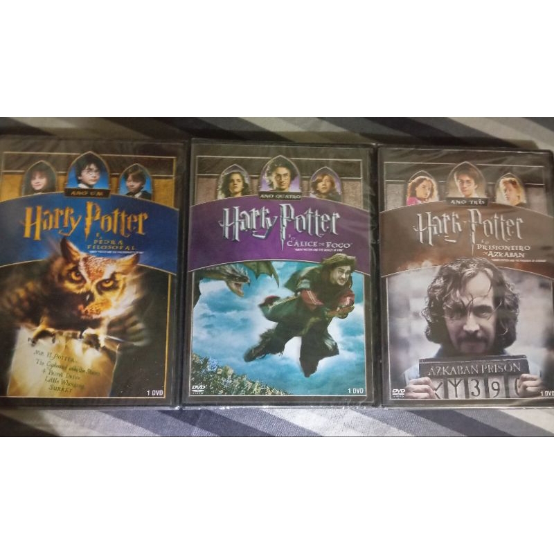 dvd Harry Potter, 3 títulos.