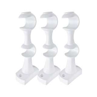 SUPORTE PARA VARÃO DUPLO 3 UNIDADES 19/19 mm em Oferta na Shopee