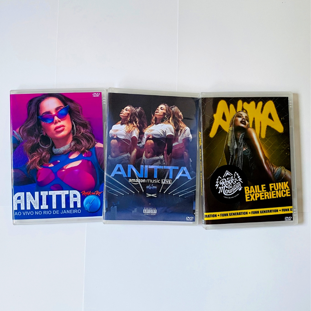 DVD ANITTA Ao Vivo no Rock In Rio Amazon Music Live Baile Funk Experience Funk Generation