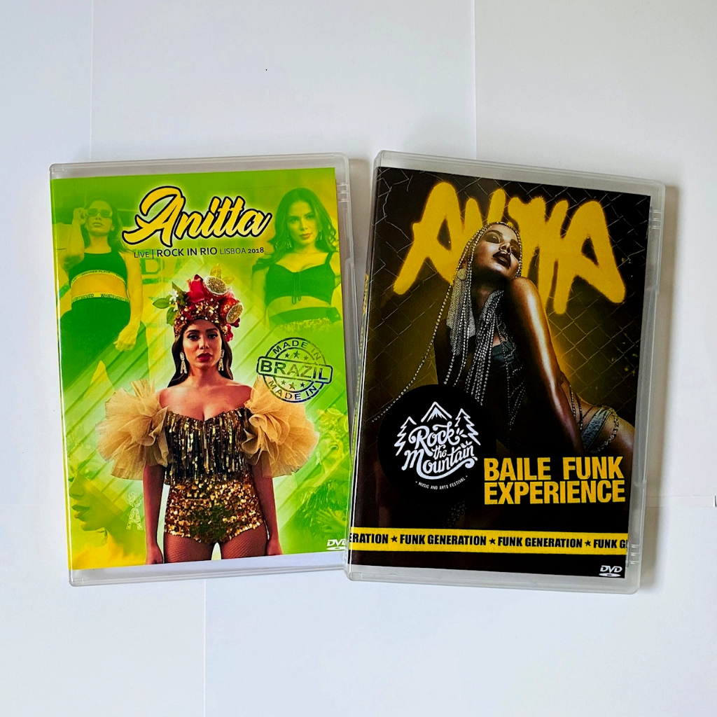DVD Anitta Made In Brazil Tour Rock In Rio Baile Funk Experience Rock The Mountain Funk Generation