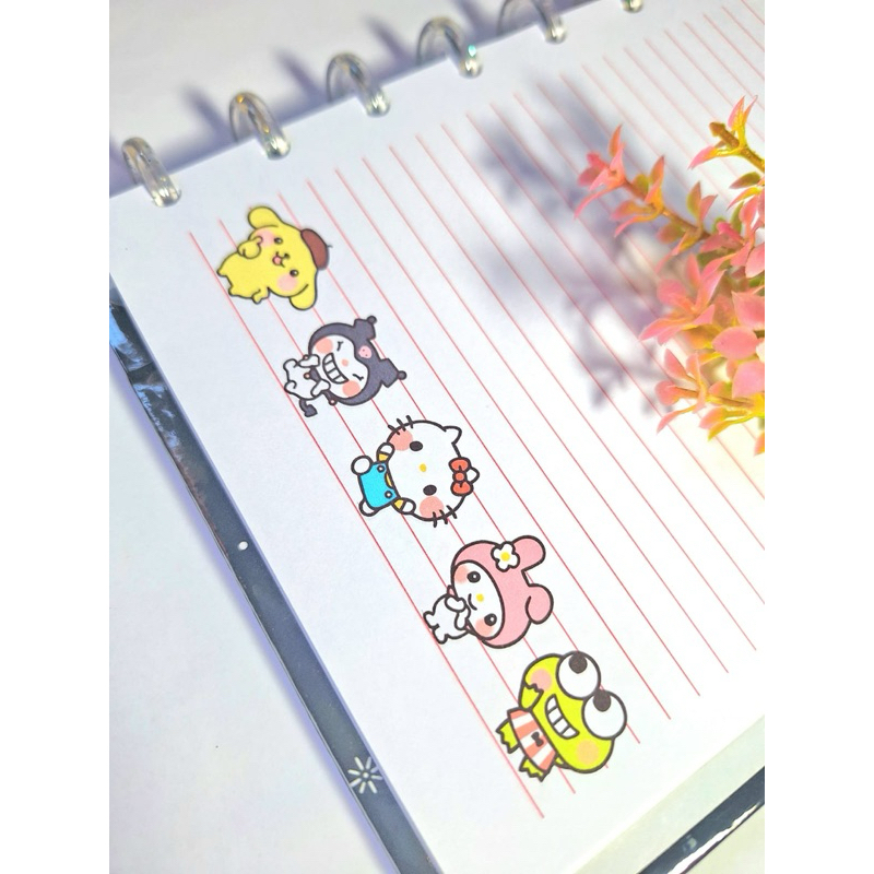 Refil de folhas para Caderno de Disco Inteligente Sanrio 01 Hello Kitty My Melody Kuromi A5 Médio e Grande em Oferta na Shopee