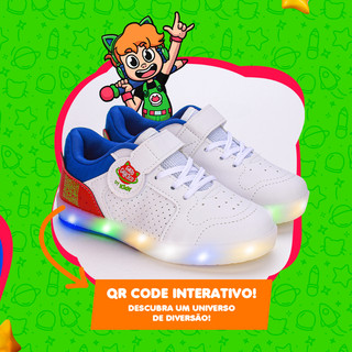 Tênis Infantil Menino Com Luz e Led Kidy Hype Gato Galáctico em Oferta na Shopee