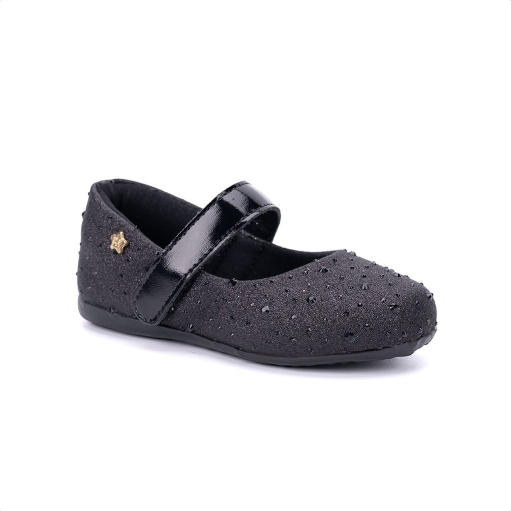 Sapatilha Infantil Estilo Boneca Spikes E Tira Ajustável - Baby & Kids Fashion