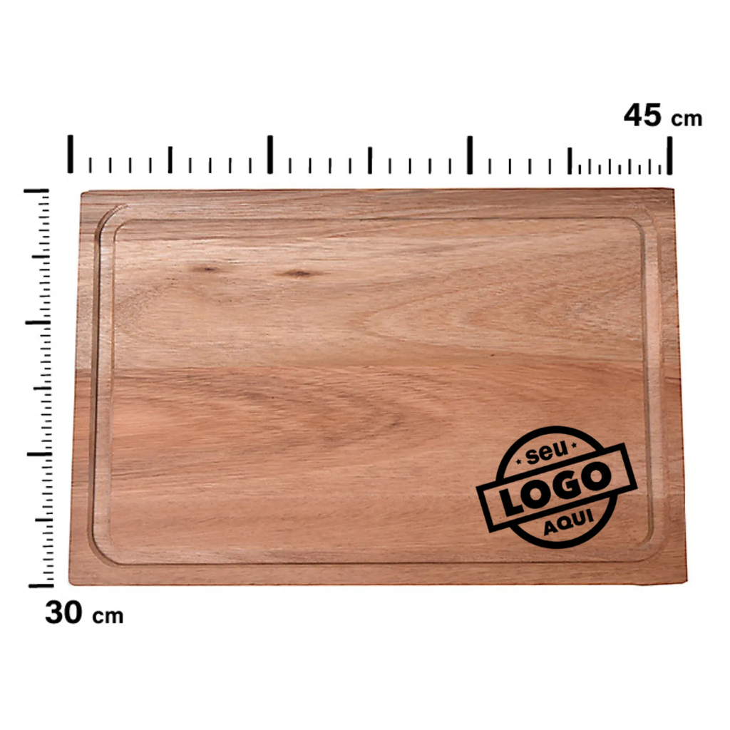 Tábua de Carne Churrasco Personalizada Nome Logo