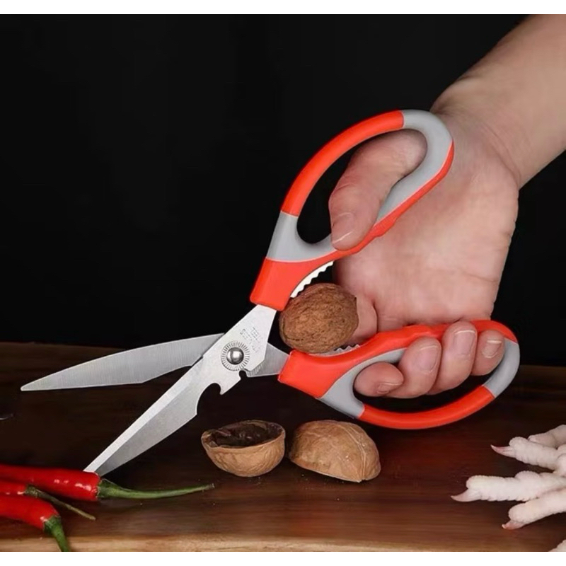 Tesoura Tesouras De Cozinha Multiuso 21CM Para Frango Carnes Verduras Abre Garrafas Quebra Nozes Utensilio De cozinha