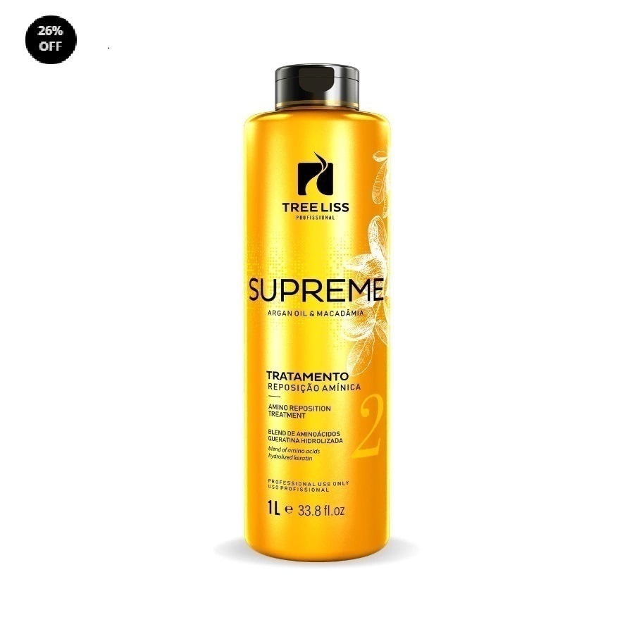 Tratamento Supreme Treeliss - 1L -Máscara Alisamento progressiva