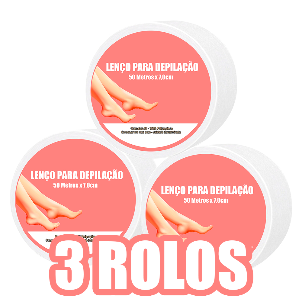 Kit 3 Lenços Para Depilação TNT - ENVIO RAPIDO 24H UTEIS Gr80 50x7,0cm em Oferta na Shopee