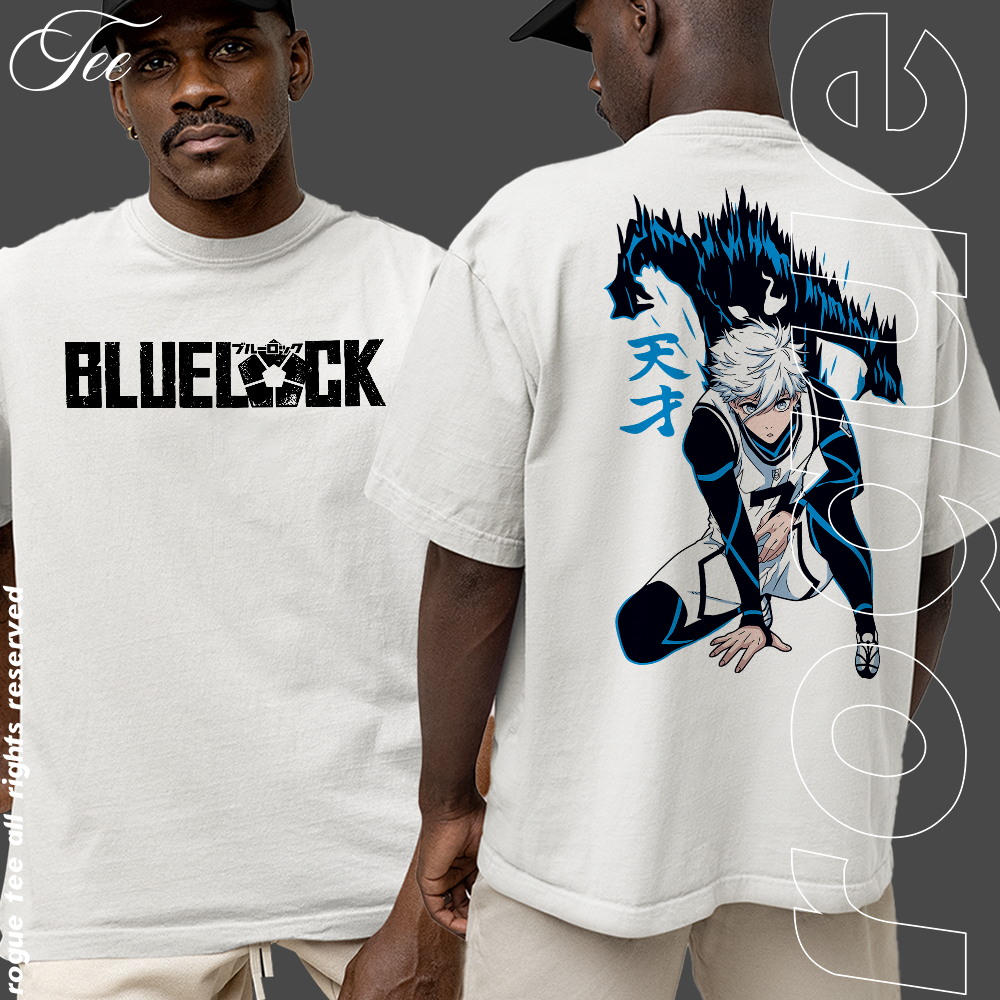 Camiseta Basica e OVERSIZED Blue Lock Seishiro Nagi Aura Posicion Futebol Anime Graphic Unissex em Oferta na Shopee