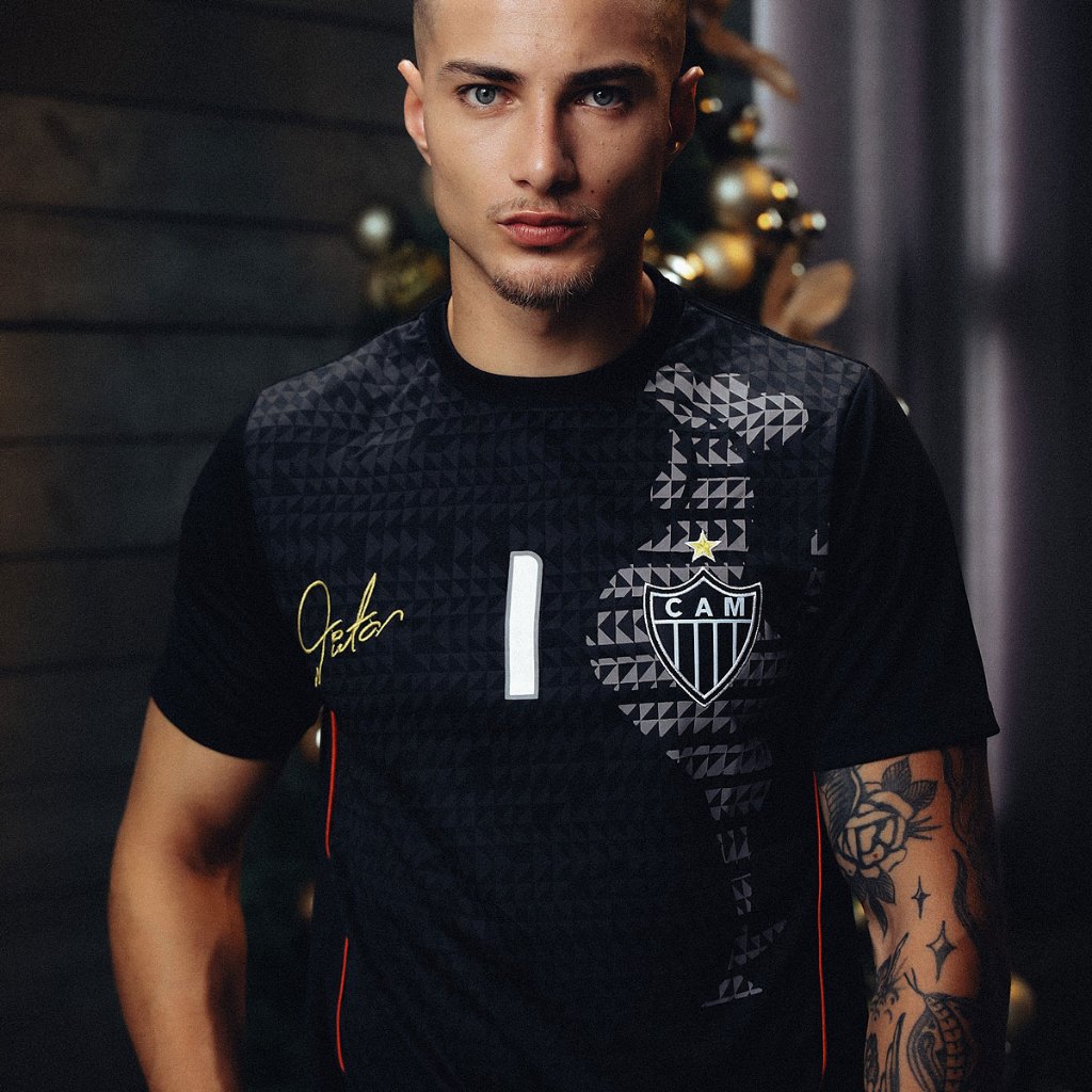 Camisa Atlético Mineiro Victor Libertadores Oficial em Oferta na Shopee