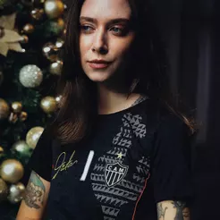 Camisa Atlético Mineiro Victor Libertadores Feminina Oficial