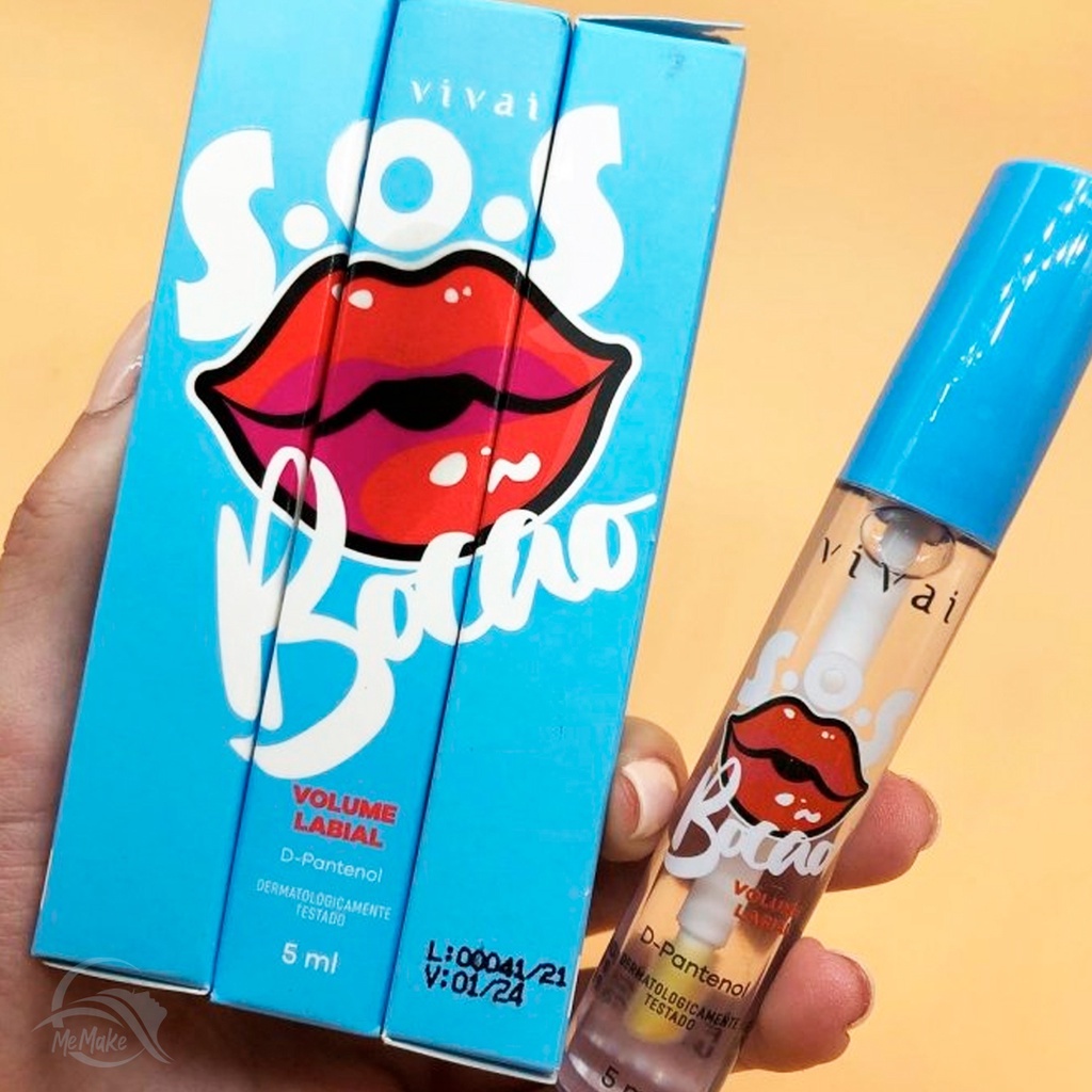 Gloss S.O.S Bocão Vivai: O segredo para lábios volumosos e hidratados!