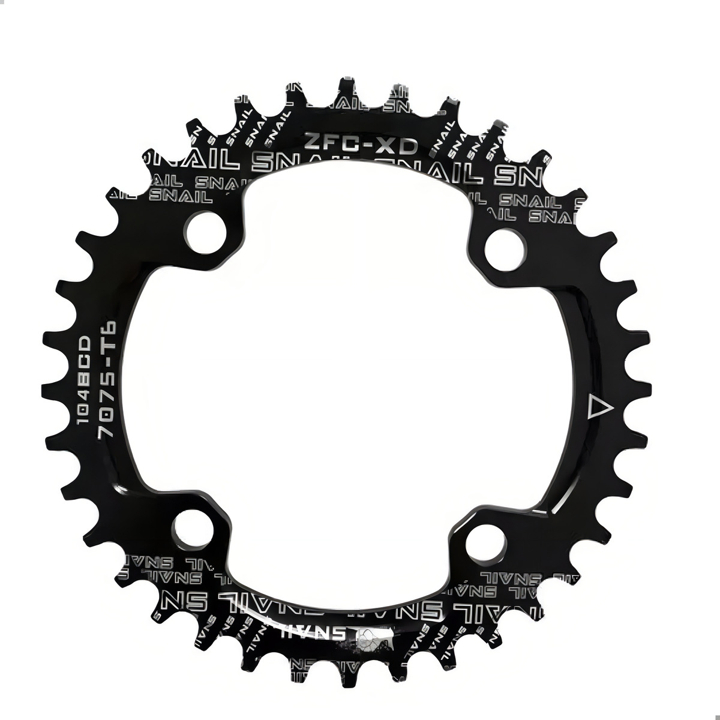 Coroa Única 34t/36t/38t Ideal Para Pedivela De Bicicleta Bcd 4 Furos em Oferta na Shopee