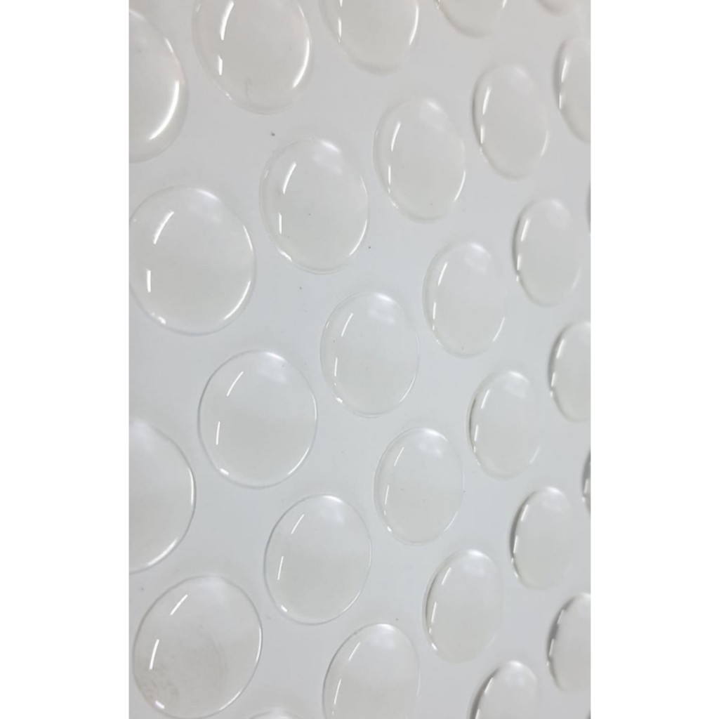 Batente de Silicone Adesivo Redondo Gota Anti-impacto 8mm e 15mm em Oferta na Shopee