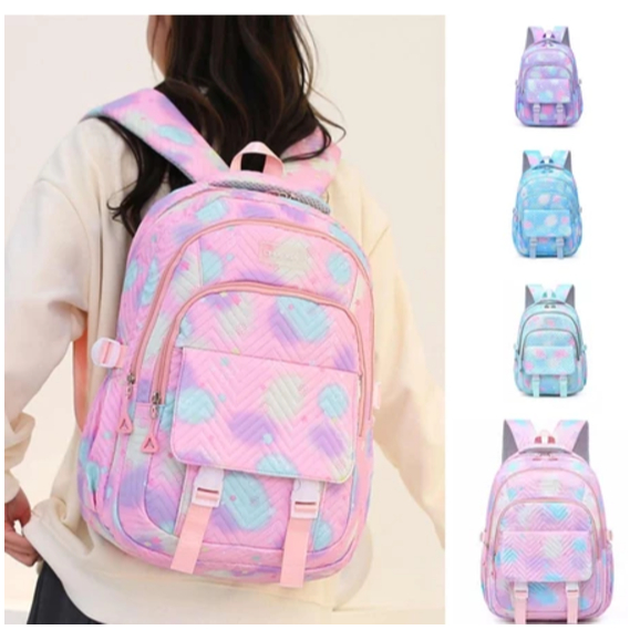 Mochila Feminina Escolar Passeio Grande Capacidade Impermeável em Oferta na Shopee