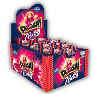 Chiclete Poosh 7 Belo C/40 Unidades - Arcor em Oferta na Shopee