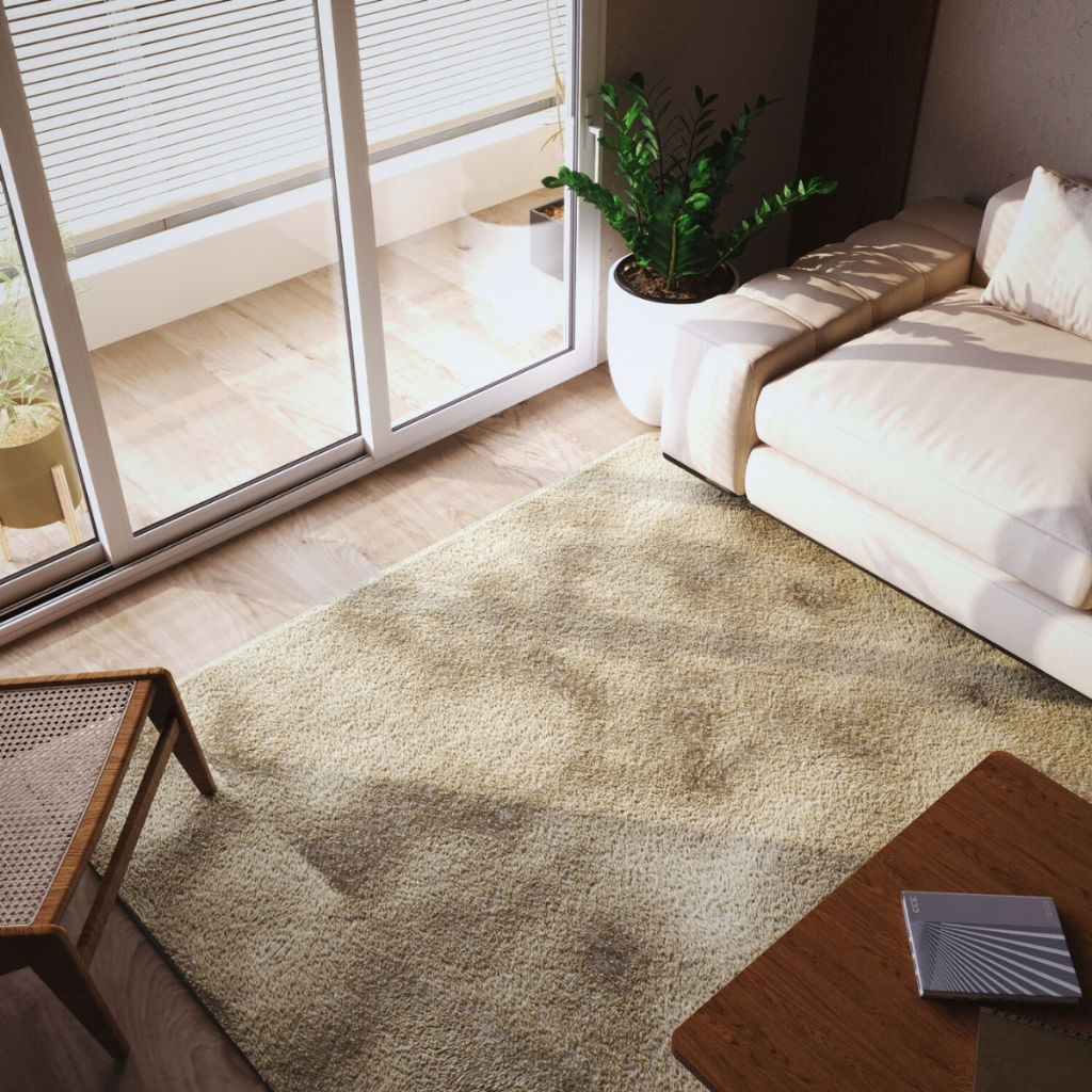 Tapete de Sala VIP 1,40m x 2,00m Pelo Baixo Aveludado Premium Várias Cores Antiderrapante Moderno