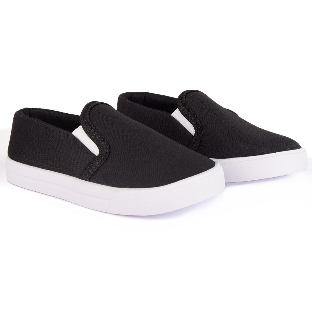 Tênis Masculino Iate Slip On Sapato Infantil Criança Menino Sola Macia Social Leve Liso Calce Fácil