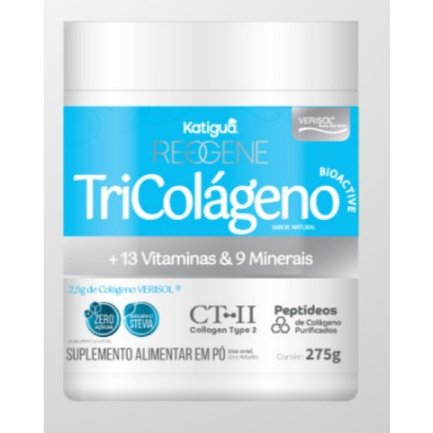 Suplemento Tri Colágeno Bioativo Natural 275g - Katiguá em Oferta na Shopee