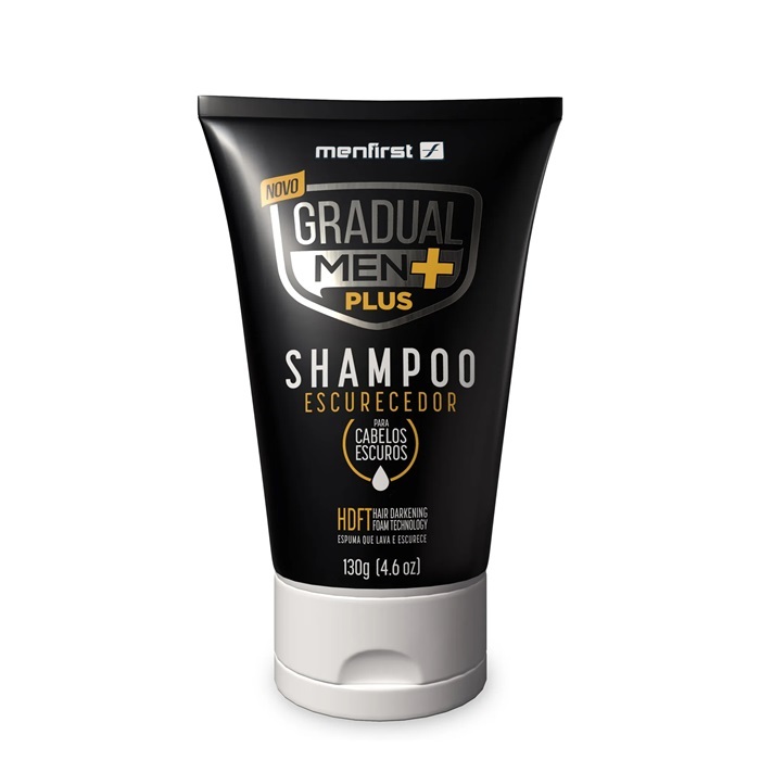 Shampoo Escurecedor De Cabelo Gradual Men Plus + Potente