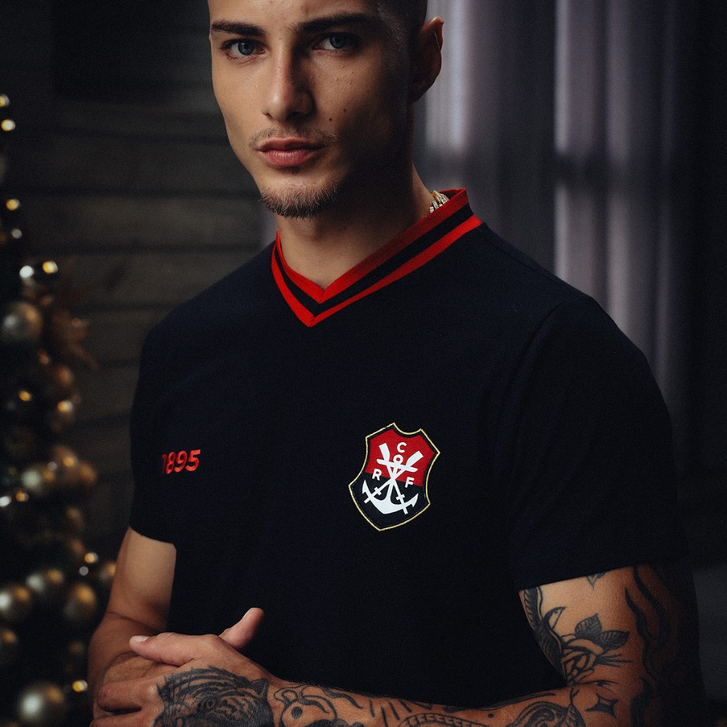 Camisa Flamengo Retrô 1895 Masculina Oficial em Oferta na Shopee