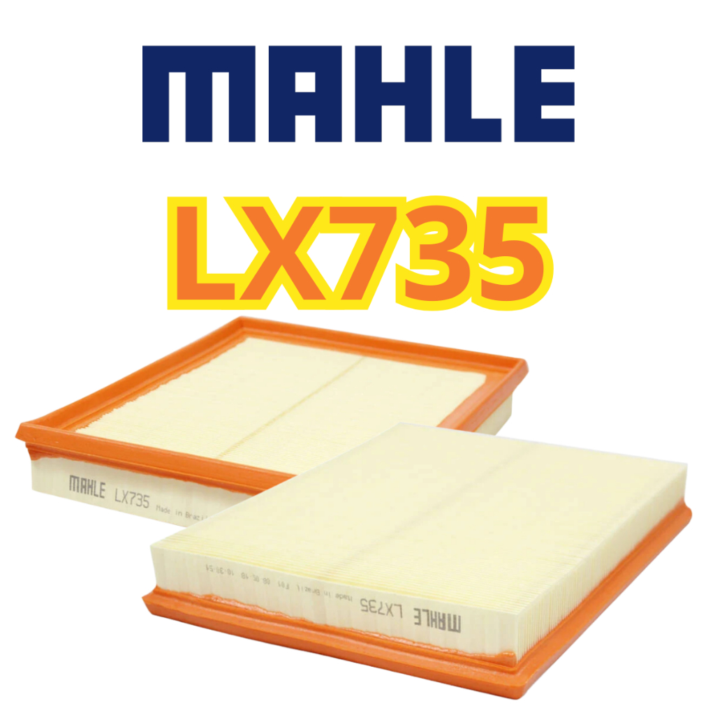 Filtro De Ar Do Motor Lx735 Astra Vectra Zafira 1.8 2.0 1999 Até 2012 Mahle Lx735
