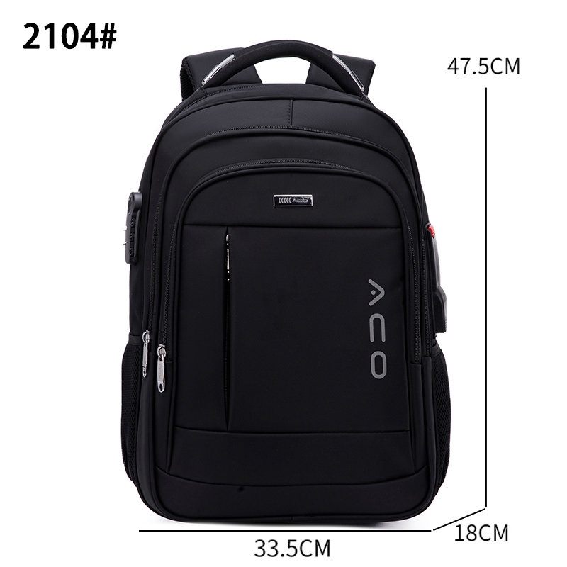 MOCHILA escolar UNISSEX COM MATERIAL REFORÇADO PARA NOTEBOOK COM CADEADO SEMI-IMPERMEÁVEL ANTIFURTO