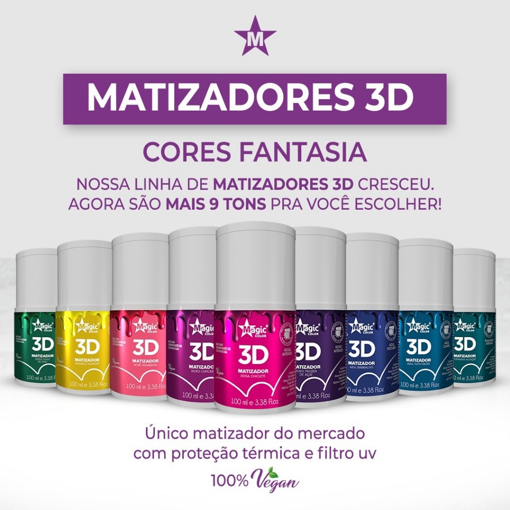 Magic Color Diversos Tons Fantasia 100ml