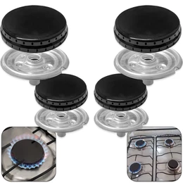 Espalhador + Queimador Peças Fogão 4 bocas Esmaltec Veneza/ Bali/ Ágata/ Munique/ Caribe